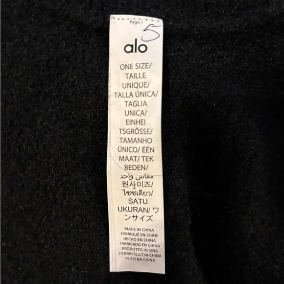 ALO Yoga Black Sweater Shrug - Picture 3 of 6